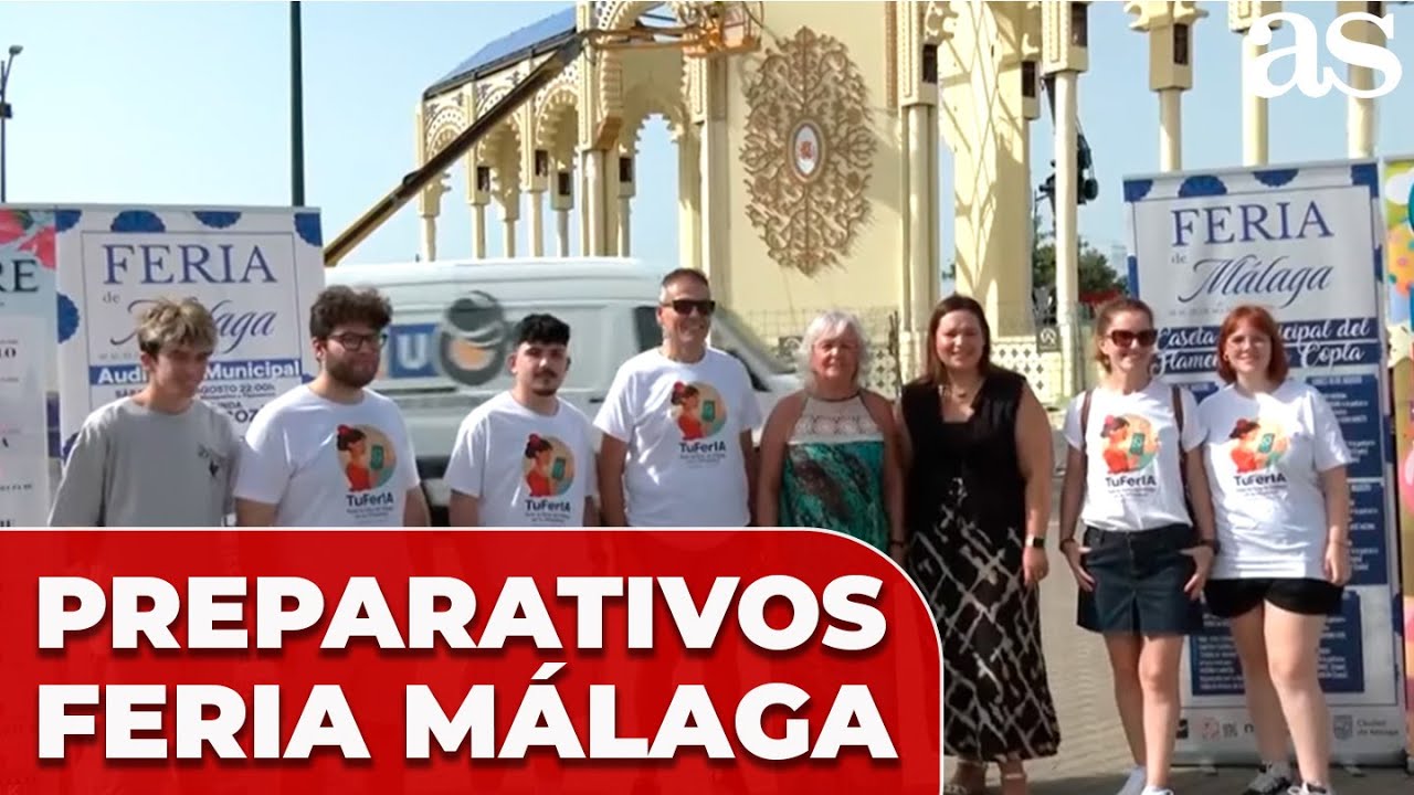 ASÍ van los PREPARATIVOS del REAL para la FERIA de MÁLAGA 2025
