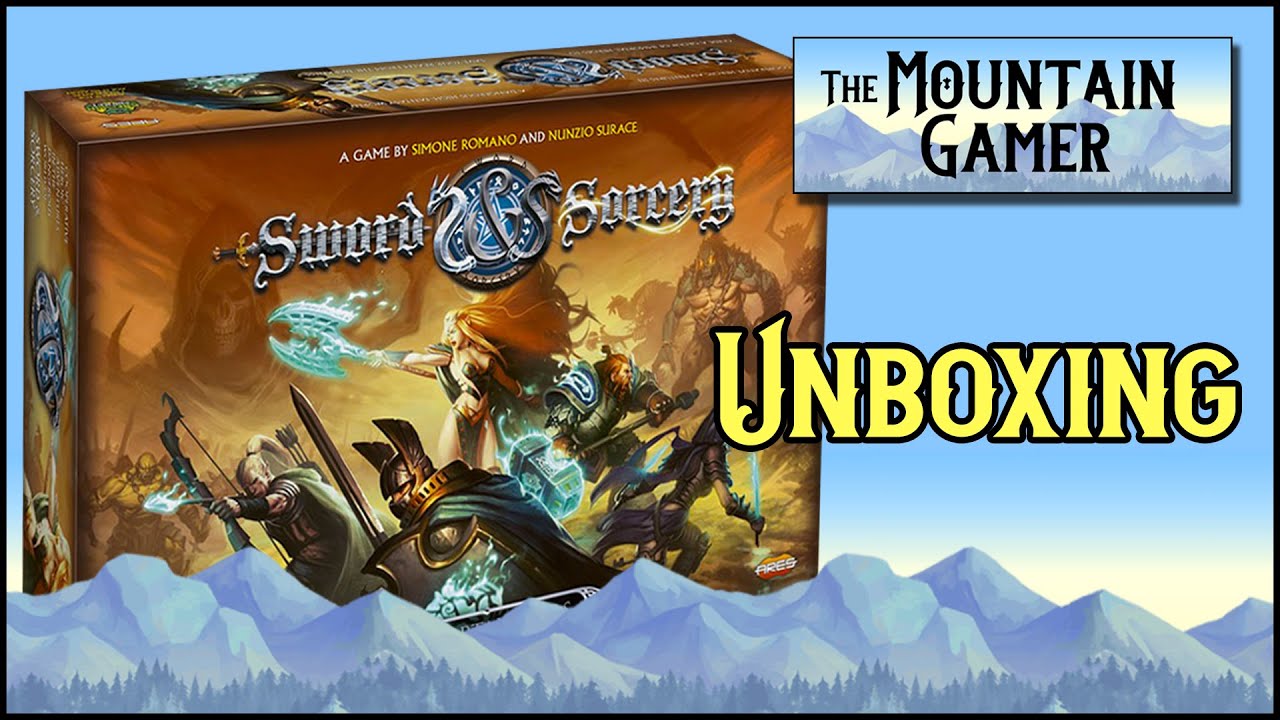 Sword & Sorcery ➤ Unboxing【ツ】Descent-Similar Dungeon Crawler, Retail Version, Can Play Solo
