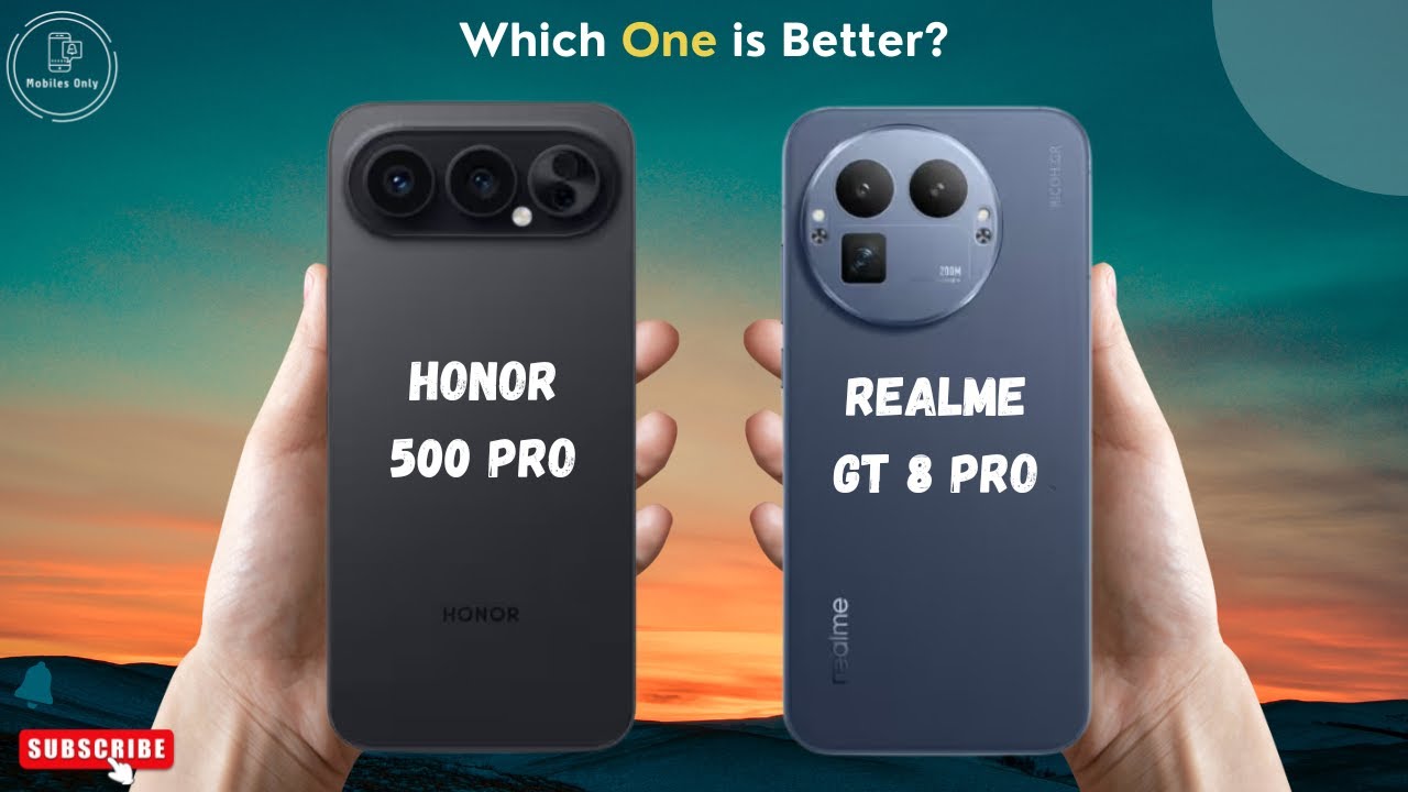 Honor 500 Pro vs Realme GT 8 Pro