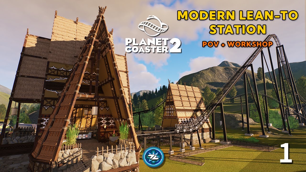 Planet Coaster 2 | Episode 1 - Modern Lean-To Station (MACK Hyper POV + Blueprint)