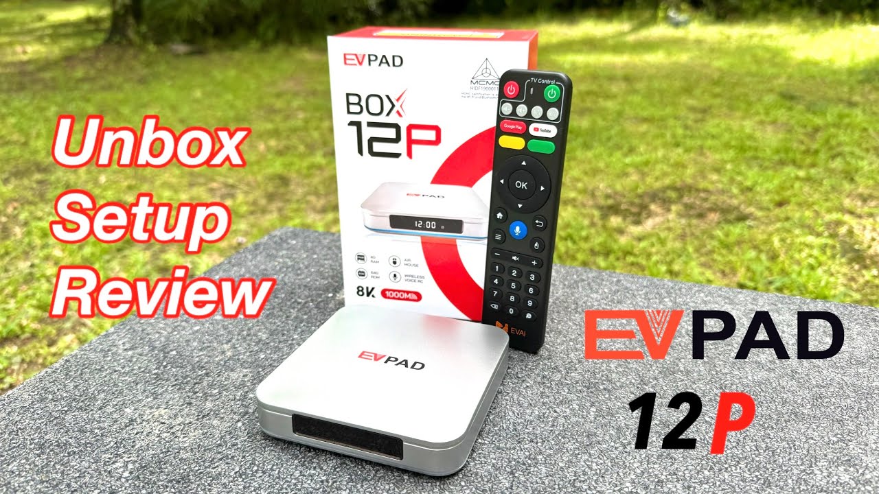 Распаковка, установка и настройка ТВ-приставки Evpad 12P