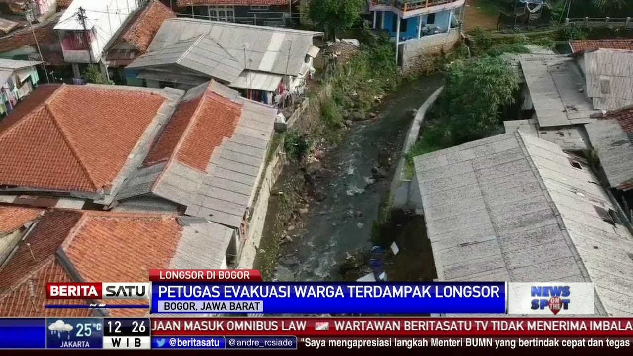 Curah Hujan Tinggi, Longsor di Bogor Meluas