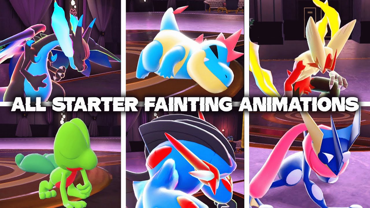 All Starter Fainting Animations | Pokémon Legends Z-A
