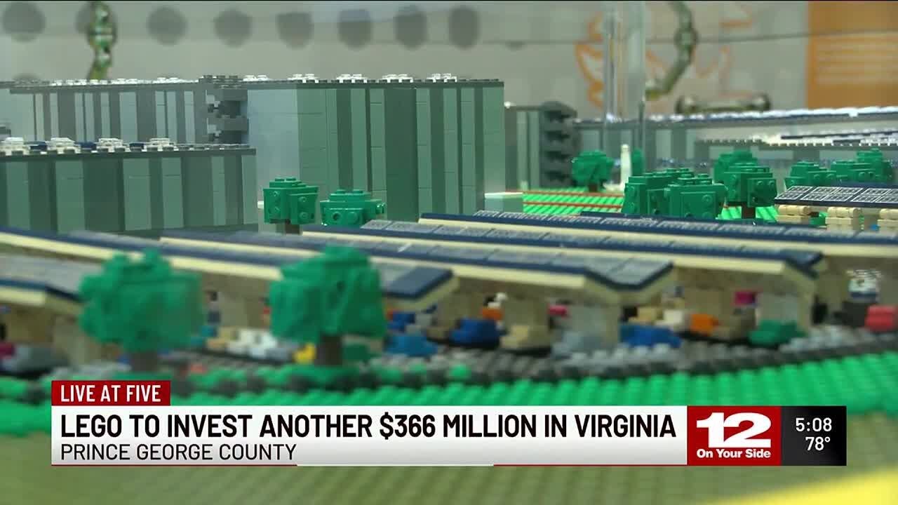 LEGO инвестирует еще 366 миллионов долларов в Вирджинию