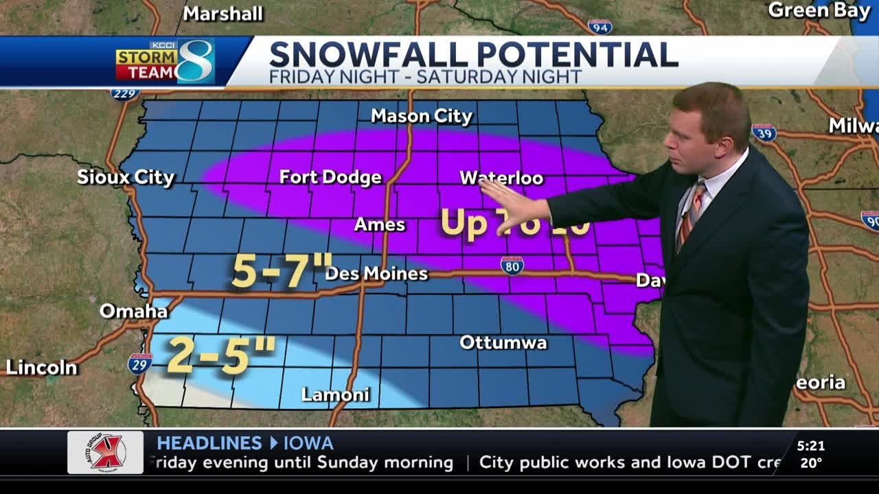 Iowa weather: Sunny and cold Thanksgiving winter storm this weekend