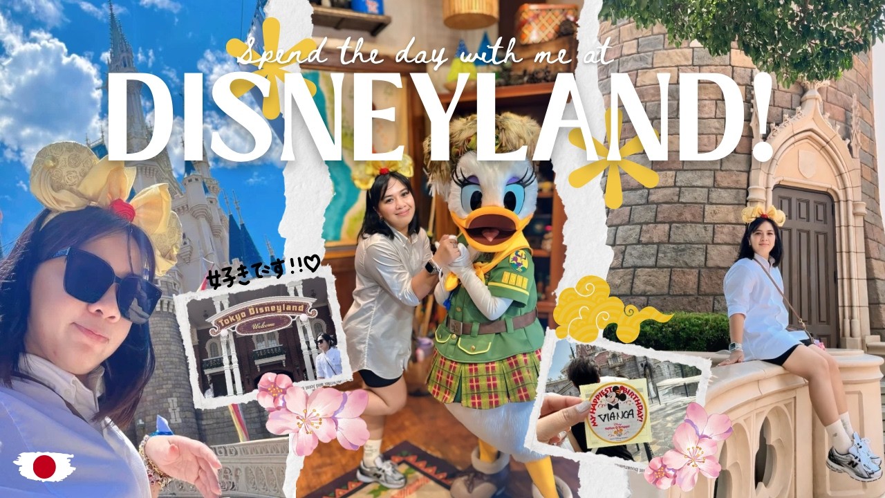 JAPAN Solo Travel Vlog | Exploring Tokyo Disneyland 🏰🎡💖🌸 |