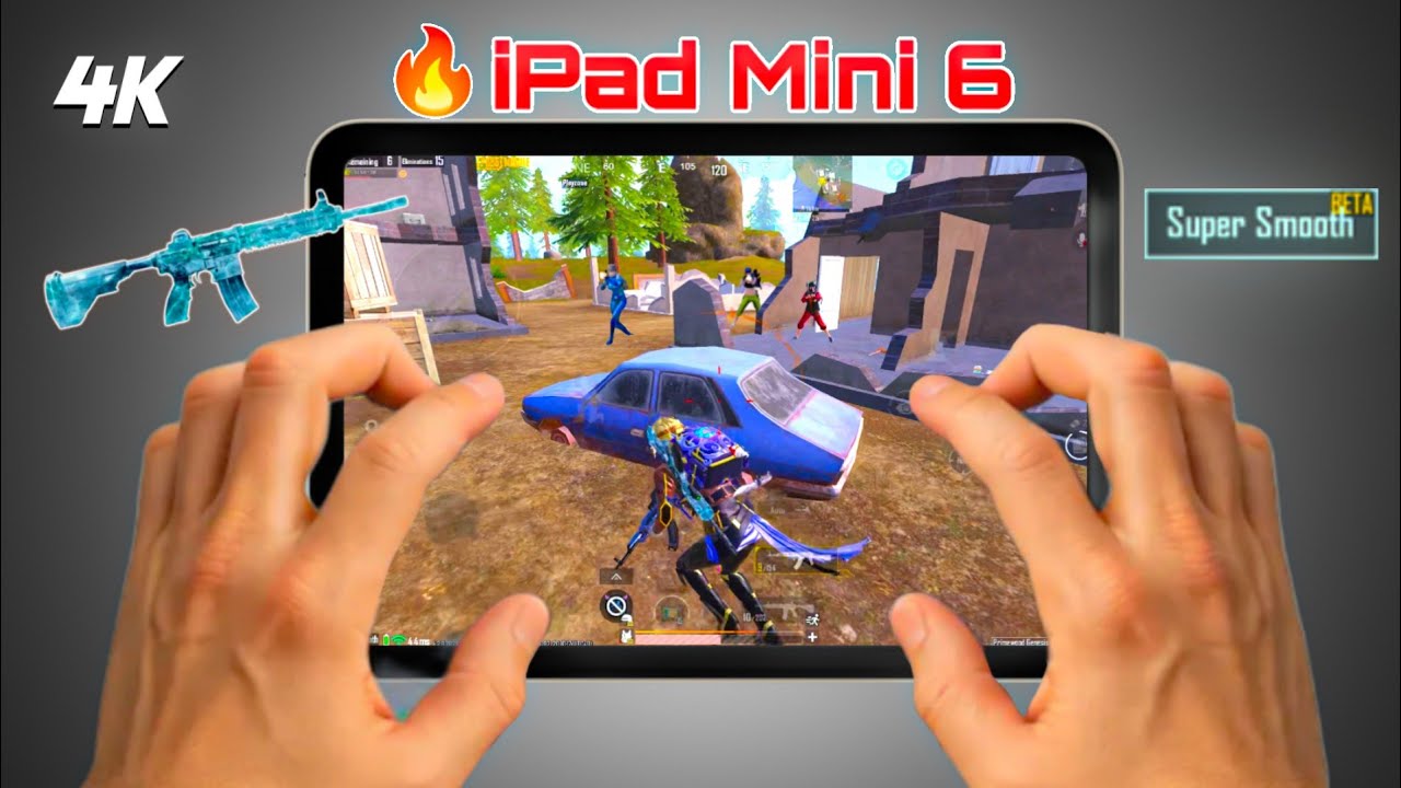iPAD MINI 6 PUBG|BGMI TEST🔥 Smooth+Extreme Handcam Gameplay 😍 iOS 26.1