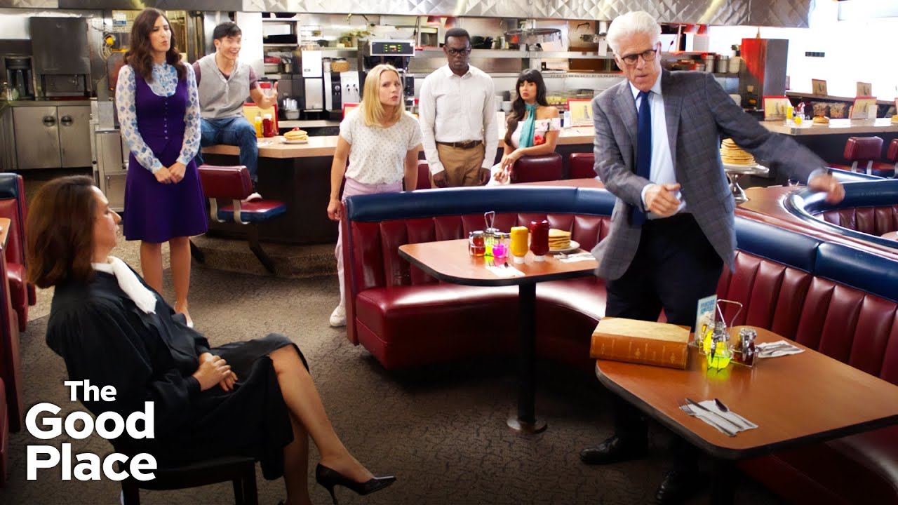 The Good Place moments to watch while you eat