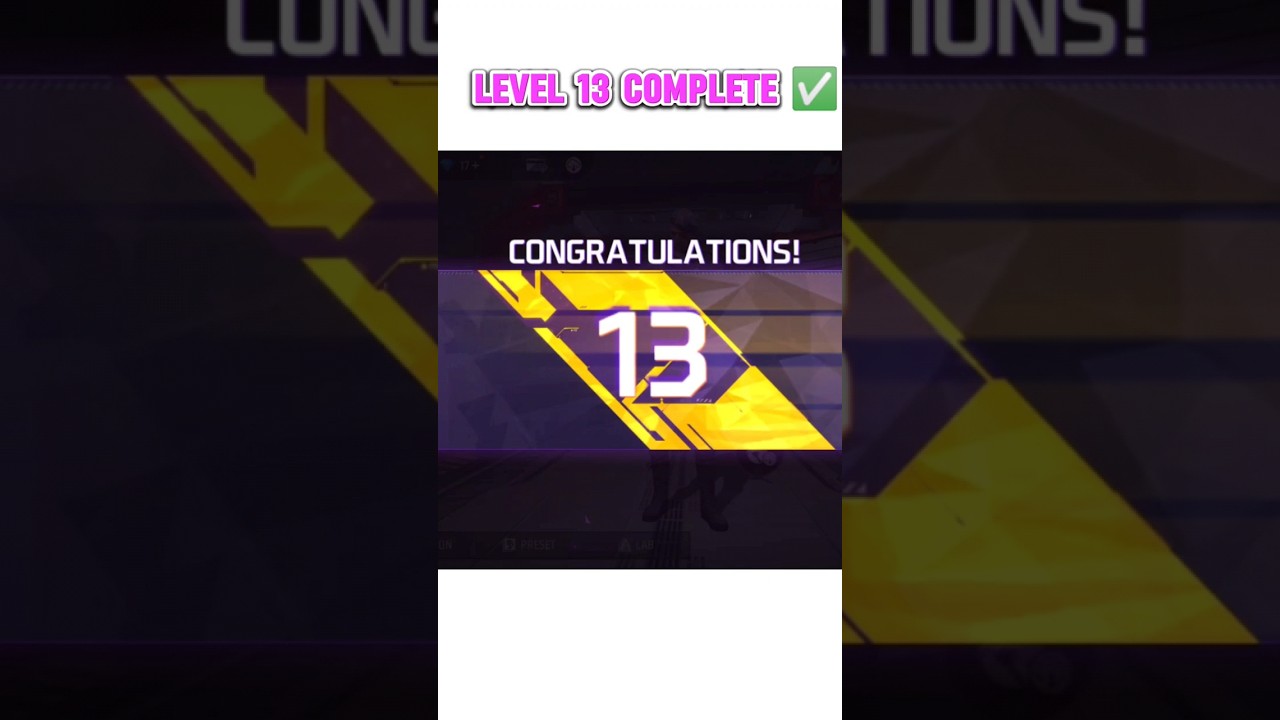 Level 13 Complete But Reward Is So Good 🥲 #freefire