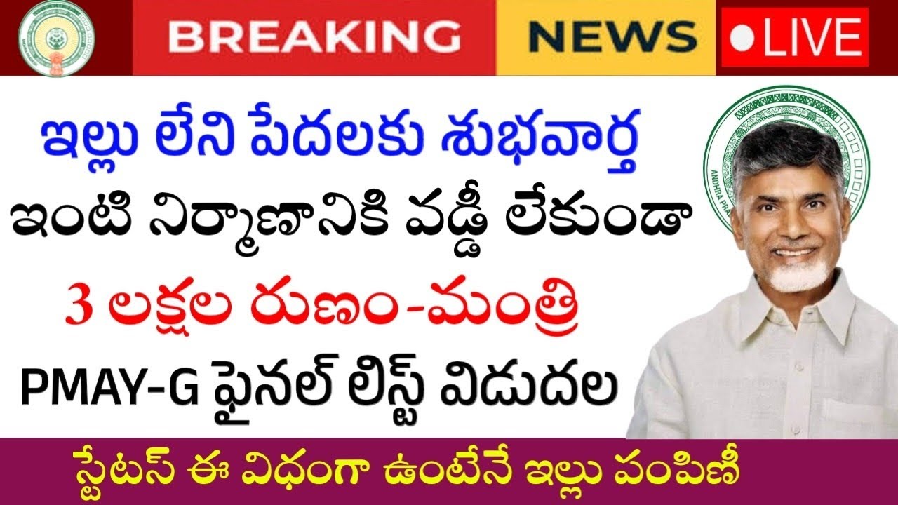 ఏపీలో ఇల్లు నిర్మించుకునే వారికి భారీ శుభవార్త|Ap Housing For All Schemes 2026|PMAY-G PMAY-U Upadet|
