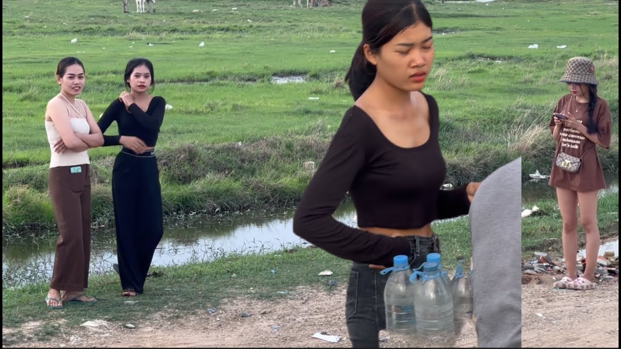 Why are there so many beauties on the abandoned railway in Cambodia?