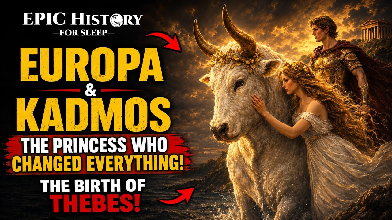 Europa & Kadmos: The Birth of Thebes | Sleep Story for Adults