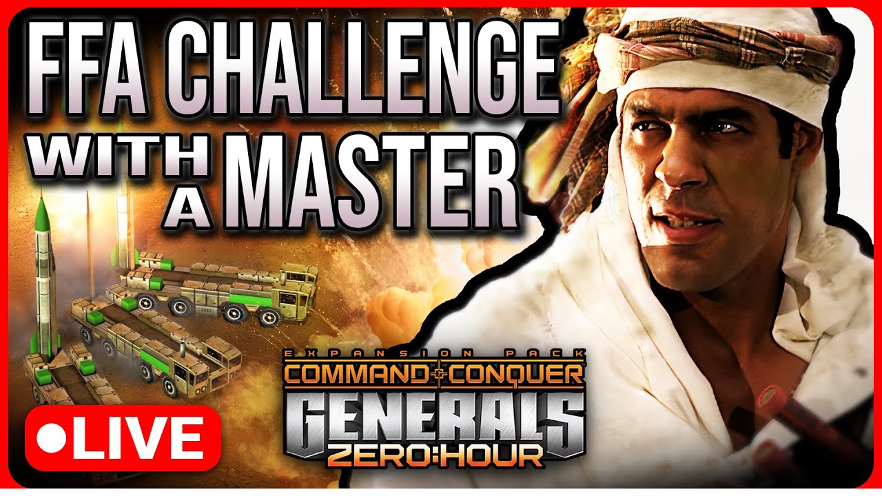$450 Pro FFA Challenge with ONE ZH Master! | C&C Generals Zero Hour