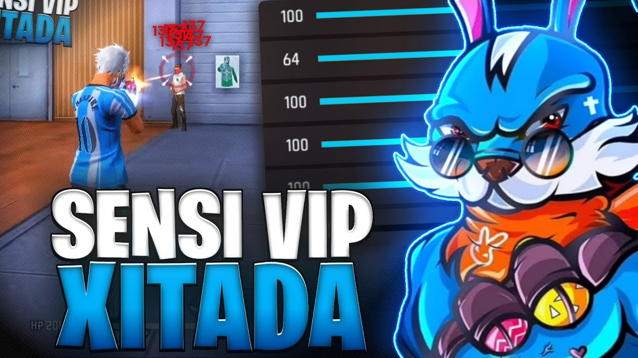 SENSI VIP XITADA 🗿🍷 MIRA NÃO TREMER! A MELHOR SENSIBILIDADE PARA SUBIR CAPA no FREE FIRE 99% CAPA