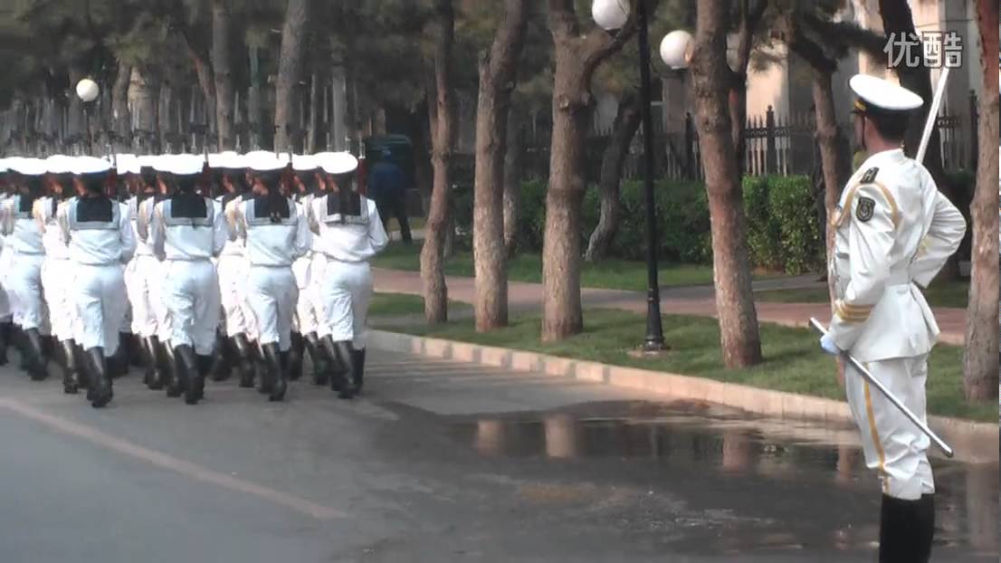 Daily training Chinese naval honor guard 3（仪仗队的日常）