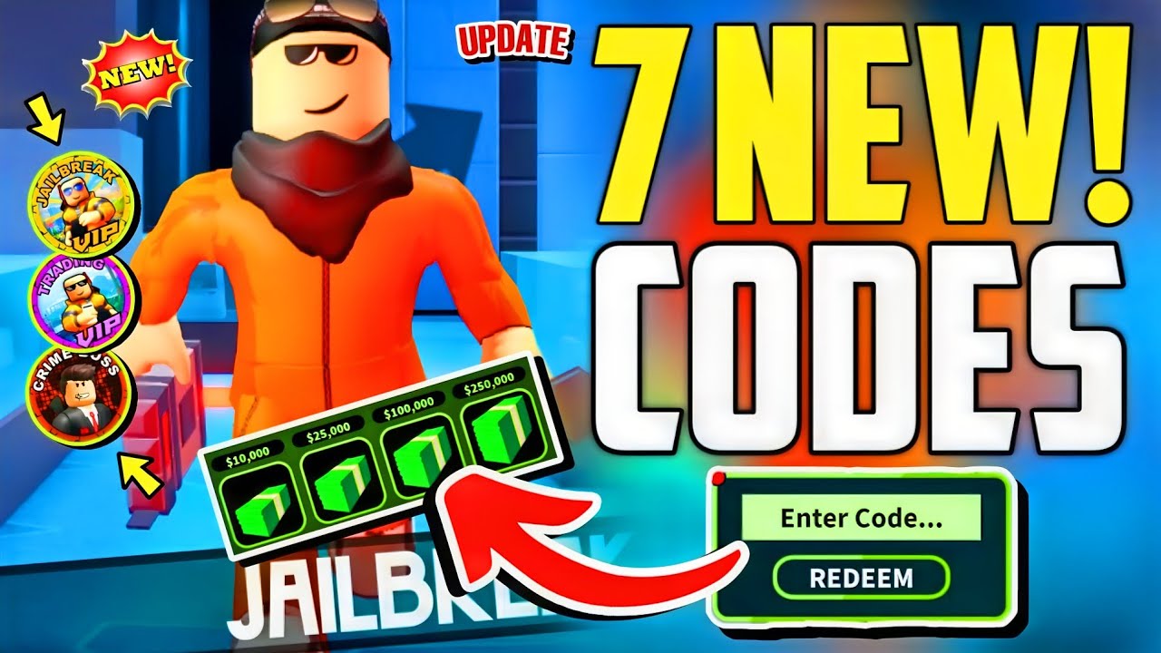 ⚠️VALENTINE!⚡[CODES]⚠️JAILBREAK ROBLOX CODES 2026 - JAILBREAK CODES