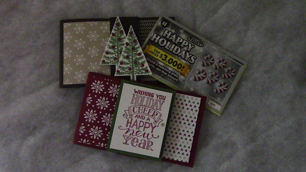 Christmas Lottery Ticket Holder