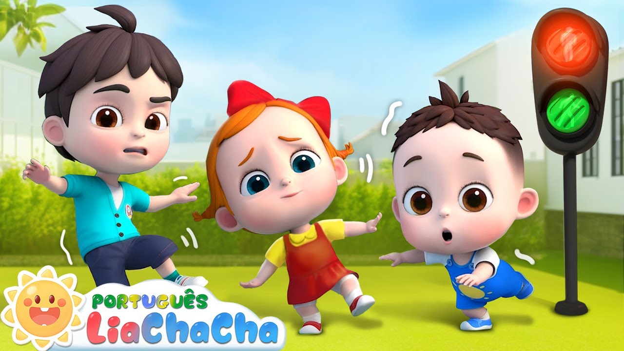 LiaChaCha em Portugu&ecirc;s ☀️ Sinal Vermelho, Sinal Verde | M&uacute;sica Infantil & Can&ccedil;&atilde;o para Crian&ccedil;as