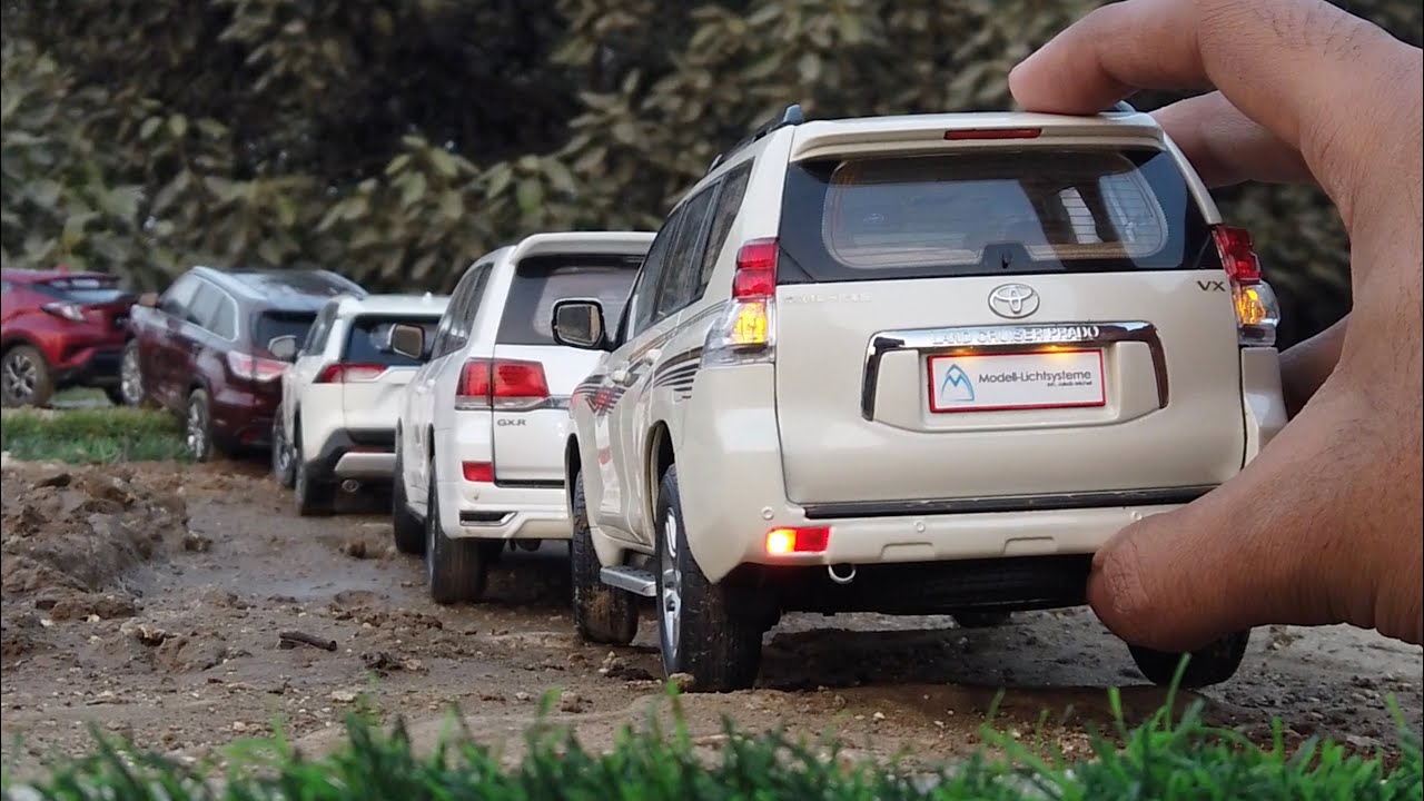 Коллекция мини-внедорожников Toyota | Внедорожники Toyota | Литые модели автомобилей для бездорожья