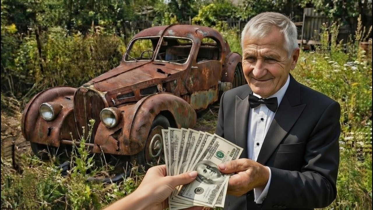 We Found 1932 Bugatti Atlantic for $1,000… Then Restored It | ASMR Car Restoration!