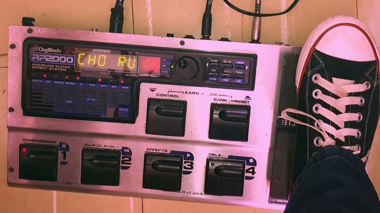 Digitech RP2000 Preset Test - Patches teste na pedaleira (NO TALK)