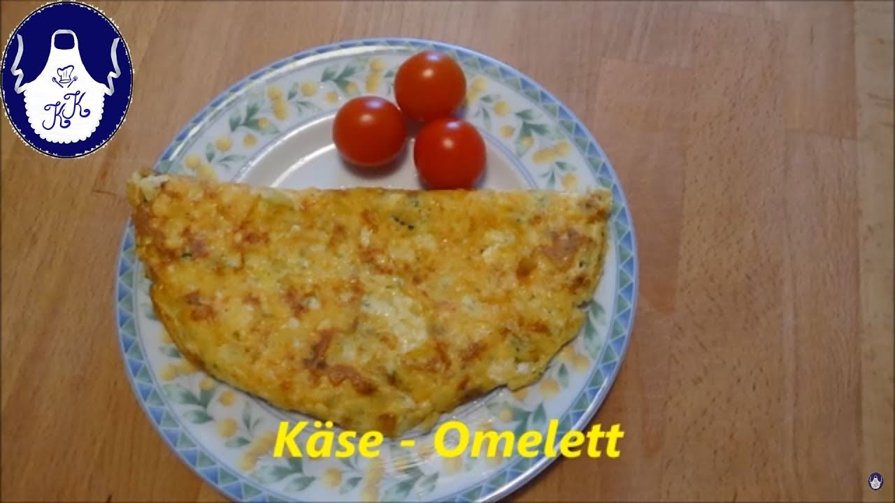 K&auml;se - Omelett ,- aussen knusprig , innen saftig