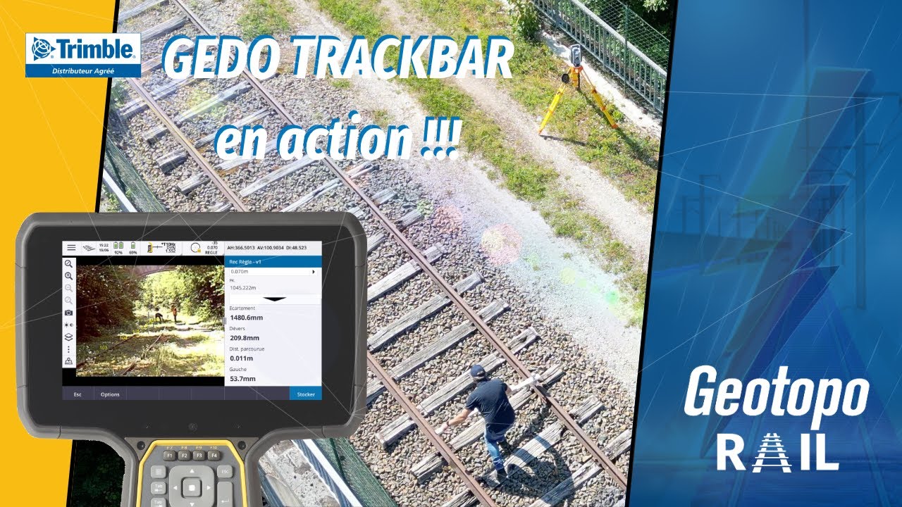 Gagner du temps sur vos relevés de voie ferrée ? Voici la solution Trimble