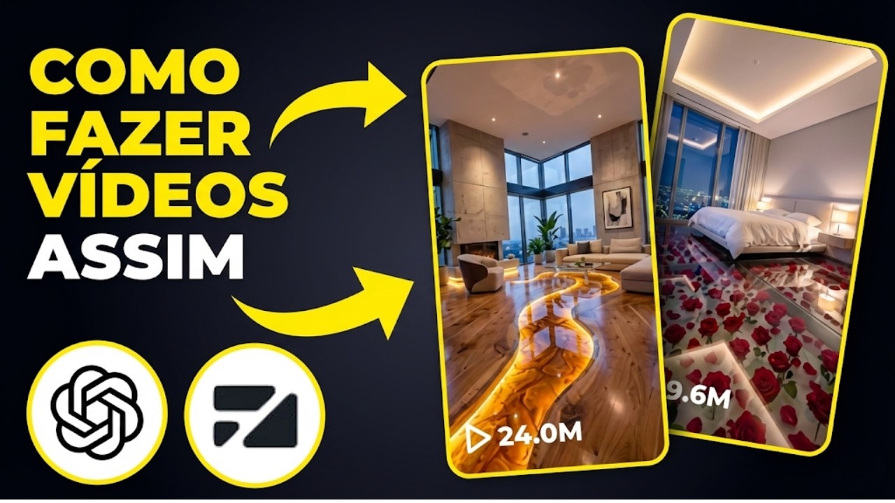 Como criar um vídeo timelapse de Ambientes de luxo com IA (tutorial rápido)