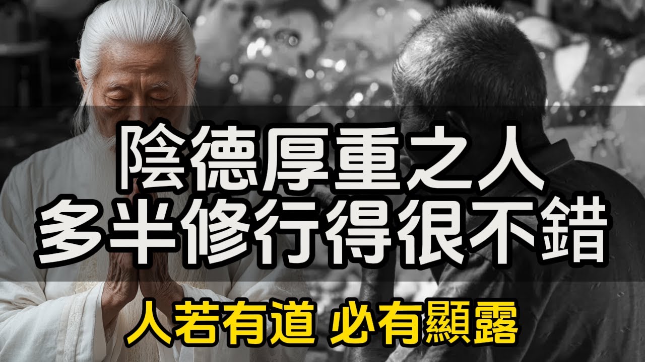 人若有道，必有顯露：身上有這9種痕跡的人，多半修行得很不錯,佛教：陰德厚重之人，身上有這4大特徵，看看你佔幾個？#修行思維 #修行 #福報 #禪  #道德經 #覺醒 #開悟 #禅修