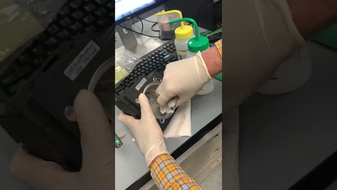 Cleaning the inner source enclosure for the Waters QDA