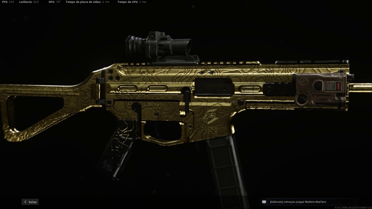 Striker 45 GOLD Call of Duty  Modern Warfare 2019