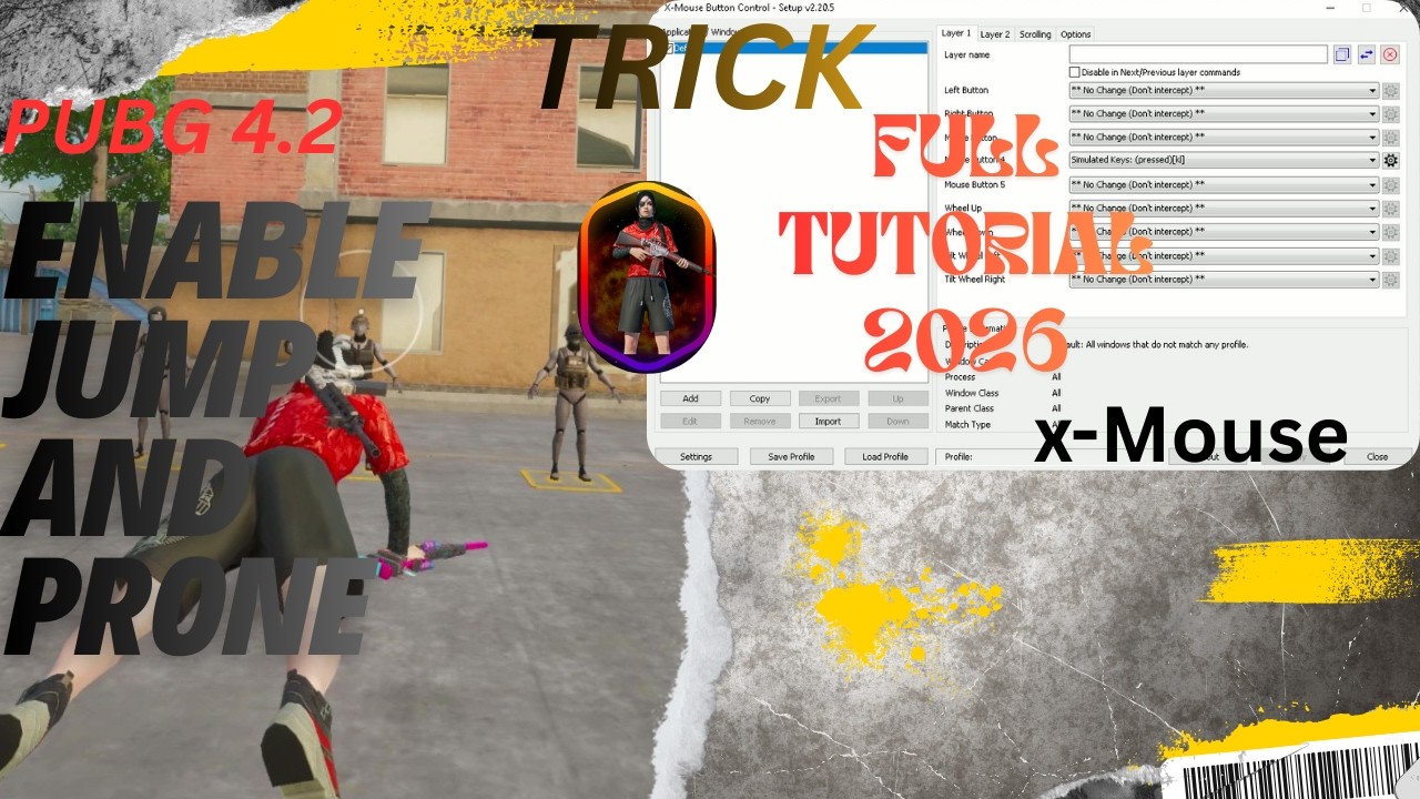 How To Jump and Prone in Pubg Mobile on Pc | Pubg 4.2 |