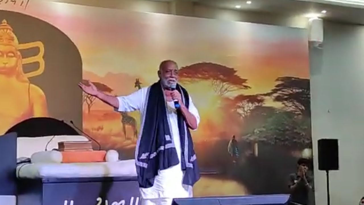Morari Bapu plays Raas - Janmashtami special Mombasa 