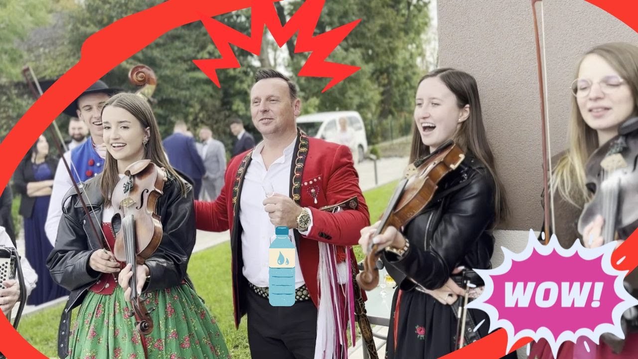 Ach, te góralki!! 🎶SZALONY DRUŻBA SHOW z kapelą NA OBYRTKE /regionalne tradycje weselne ♥️