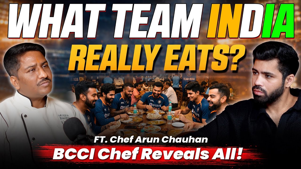 What Indian Cricketers Really Eat | BCCI Chef | Secrets of Five Star Hotels | Chef Arun Chauhan