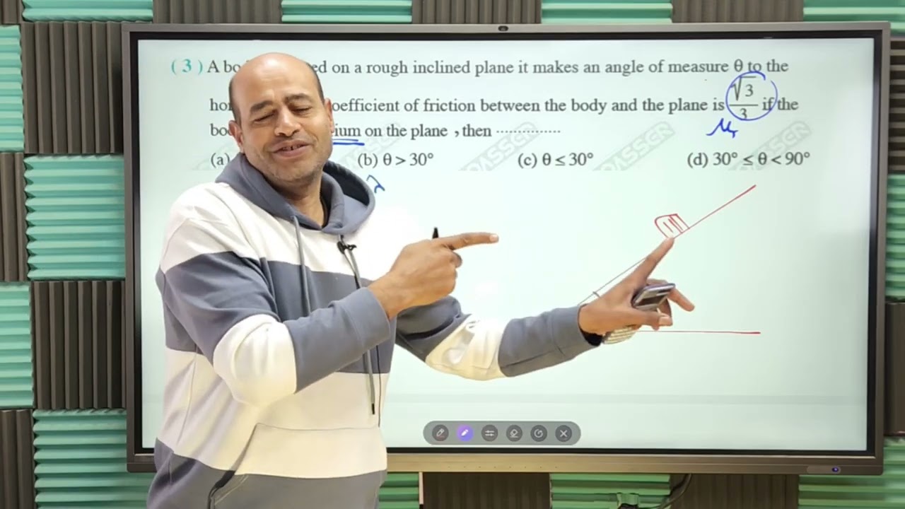 solve h w in friction on inclined plane