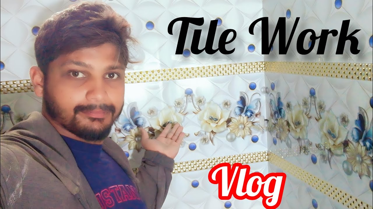 Aj Hum Logo Nay Ak Washroom Ma Tile Laga Le Ha. 