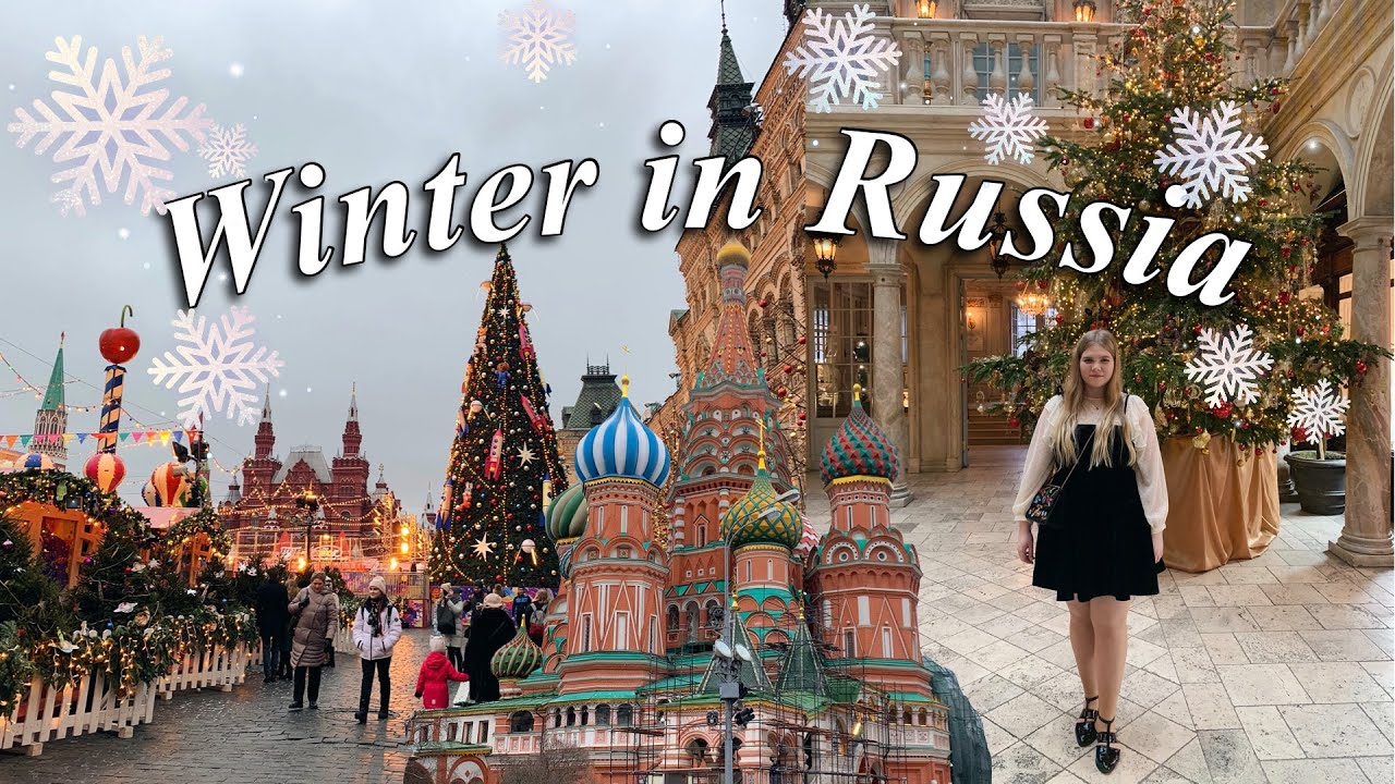 WINTER IN RUSSIA ❄️🎄Moscow & St Petersburg VLOG