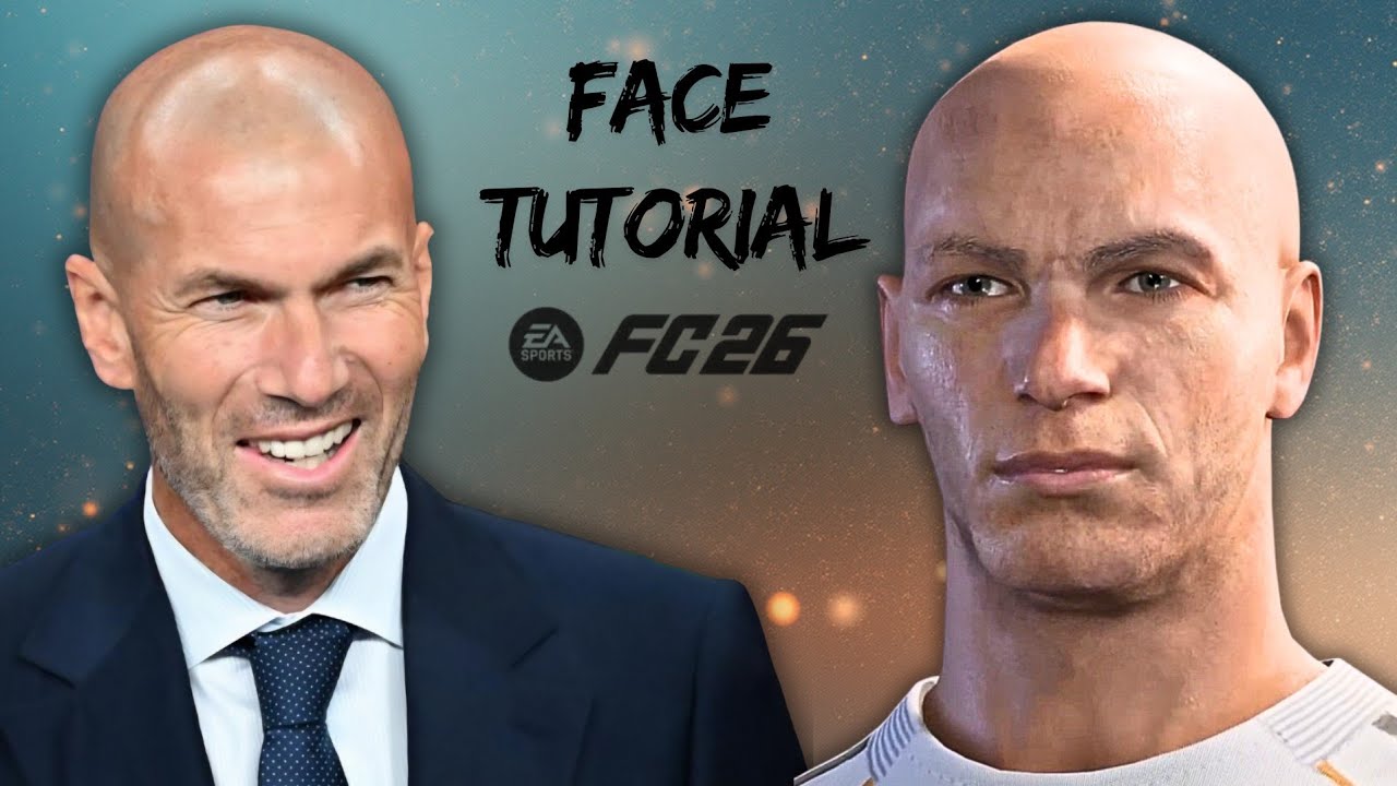 Create Zidane face - FC26