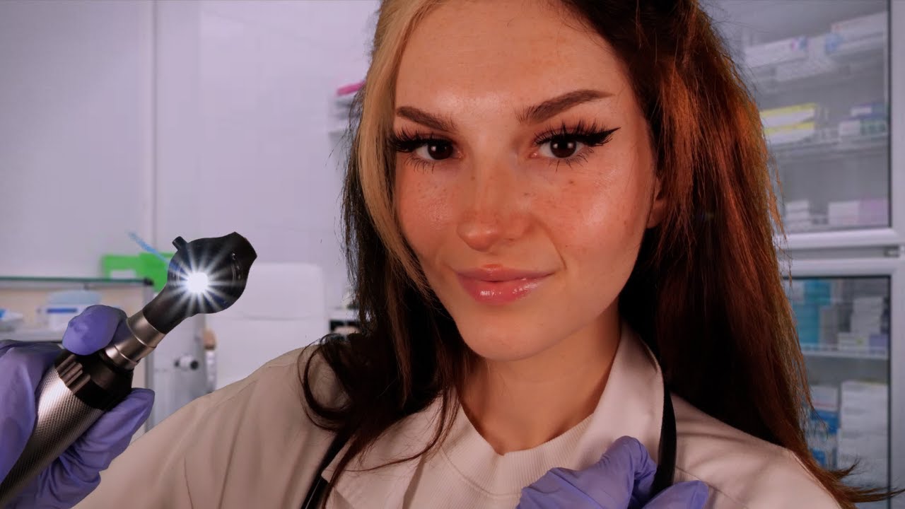 ASMR Detailed Ear Exam & Ear Cleaning | Ear Scratching, Fizzy, Medical ASMR