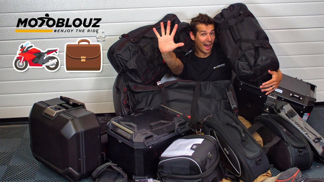 Top case, valises, sac moto … Comment bien choisir sa bagagerie moto ? 10 équipements à connaître !