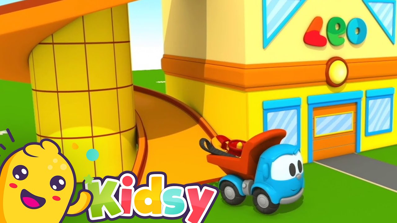 Leo the Curious Truck builds a Hovercraft | Summer Songs for Kids | Kidsy
