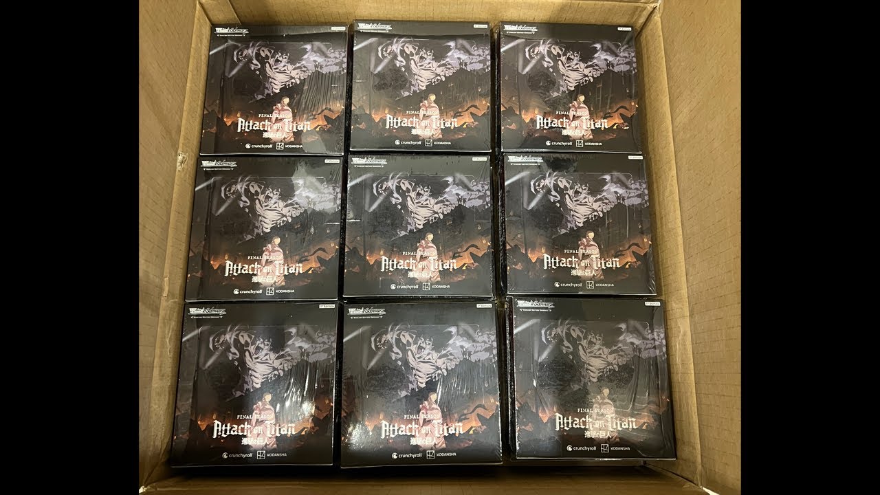 Pokemon Market Mondays: ATTACK ON TITAN WEISS SCHWARZ CASE BREAK! RIP TILL WE HIT! SSP PULLED!