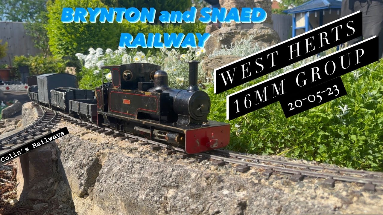 Episode 40: BRYNTON AND SNEADE GARDEN RAILWAY, west herts group meet up May 2023 #gardenrailway
