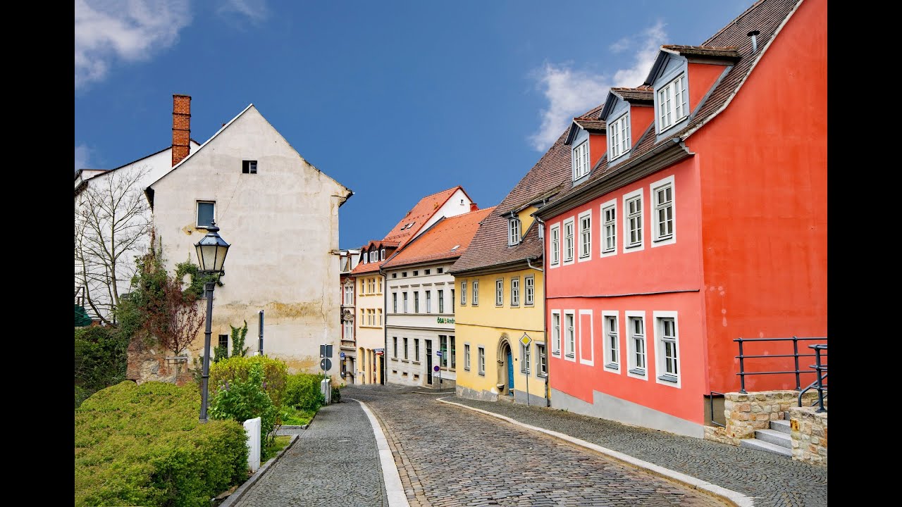 4K Germany Luckenwalde Street Walk Travel View 2