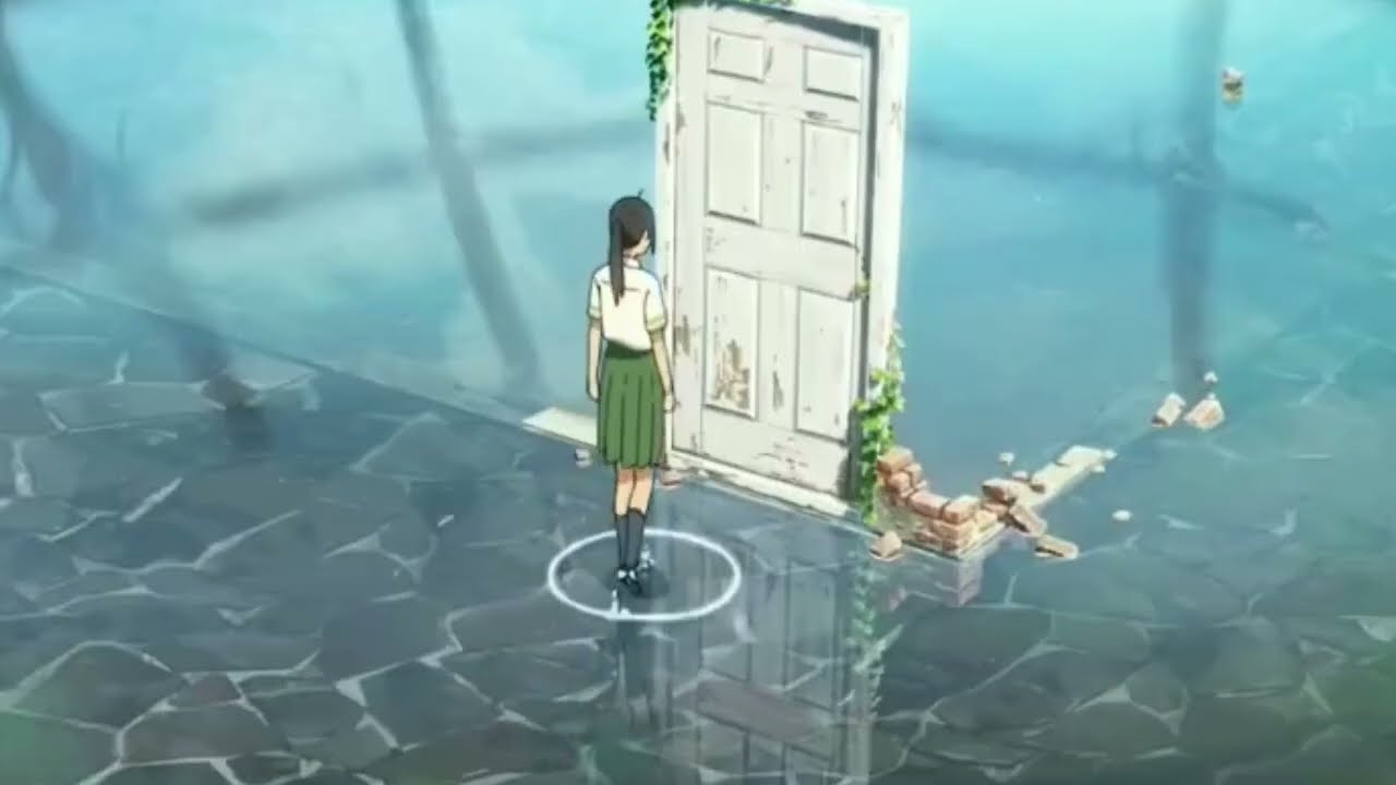 Suzume No Tajimari - Opening Door Green Screen | Proper Landscape Green Screen For Editing