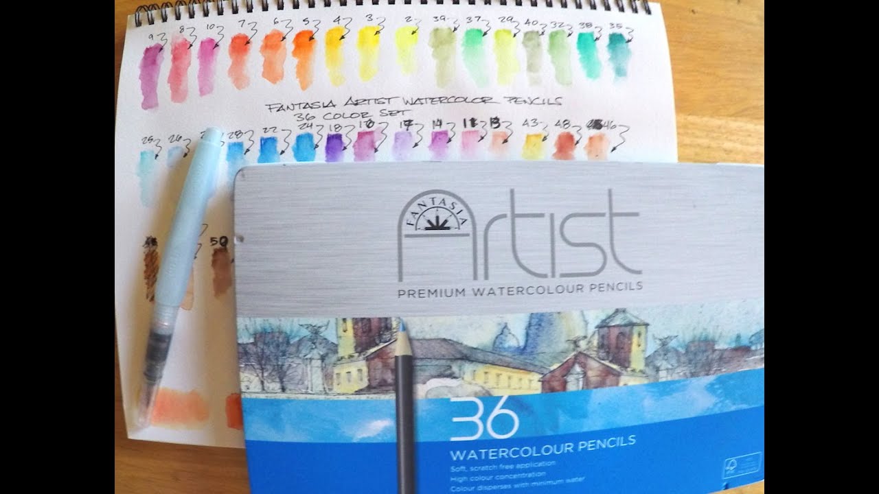 Fantasia Artist Watercolor Pencils Review