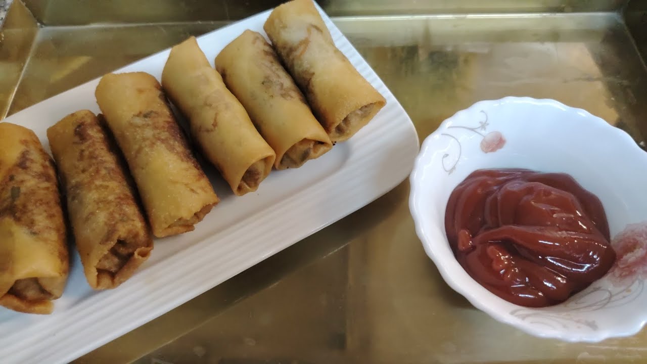 Chicken Spring Rolls | RAMZAN SPECIAL| Ideas for ramzan |LAZEEZ COOK BOOK 