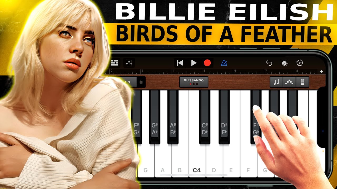 Billie Eilish - BIRDS OF A FEATHER on iPhone (GarageBand)