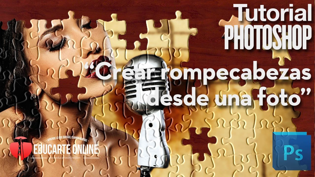 Hacer un rompecabezas a partir de foto en Photoshop
